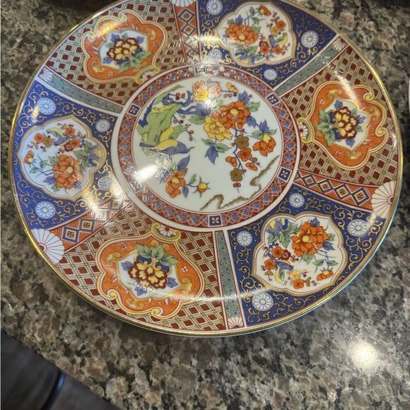 Vintage Japanese Imari Porcelain Deco Plate - Picture 5 of 5